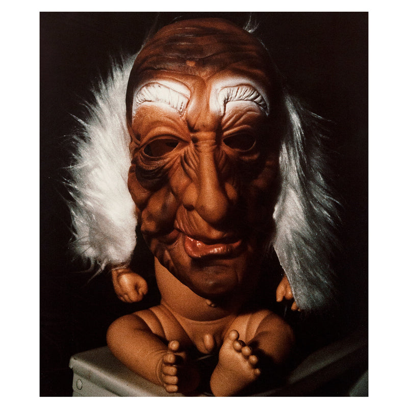 CINDY SHERMAN "MASK OVER BABY DOLL" PHOTOGRAPH, 1987-92 CINDY SHERMAN "MASK OVER BABY DOLL" PHOTOGRAPH, 1987-92