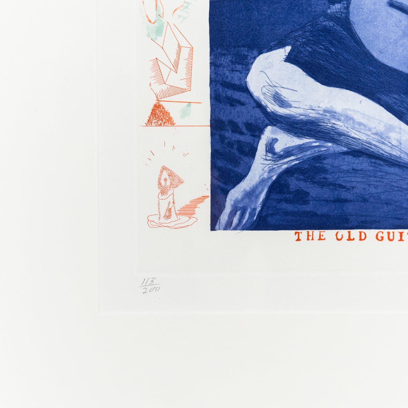 洋書 The Blue Guitar by David Hockney DAVID HOCKNEY: Etchings from 'The Blue Guitar' - Gerrish