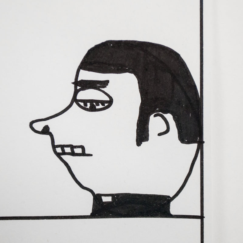DAVID SHRIGLEY "PRIEST DRAWING" 2006