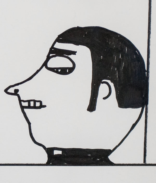 DAVID SHRIGLEY "PRIEST DRAWING" 2006
