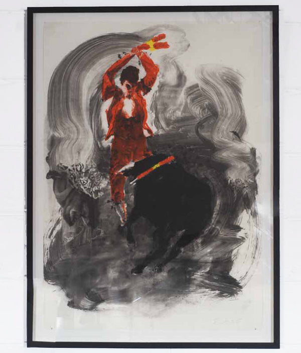 ERIC FISCHL "MATADOR A" LITHOGRAPH, 2009