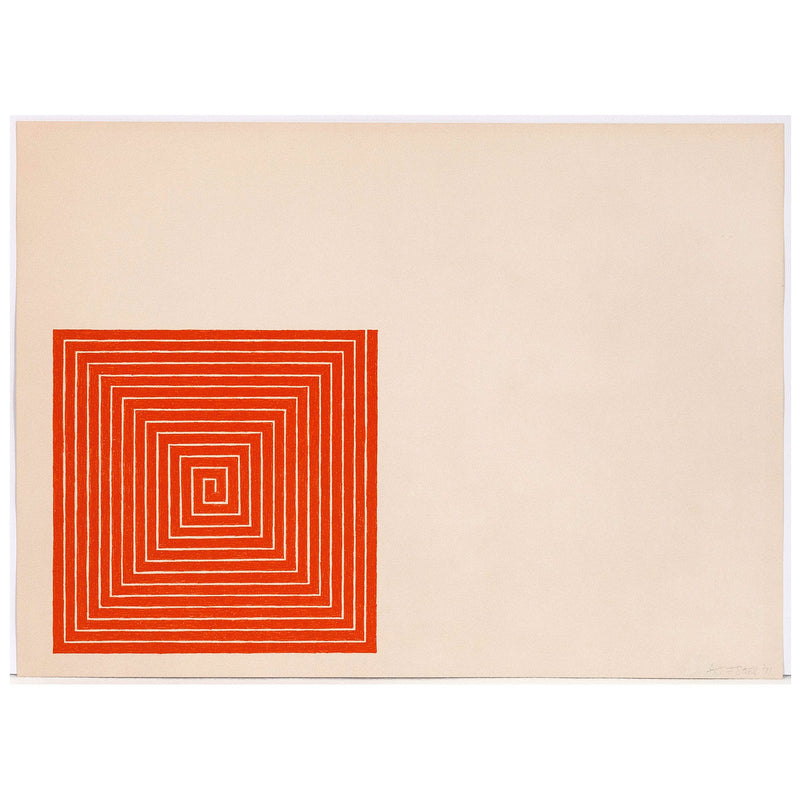 FRANK STELLA "NEW MADRID" LITHOGRAPH, 1971