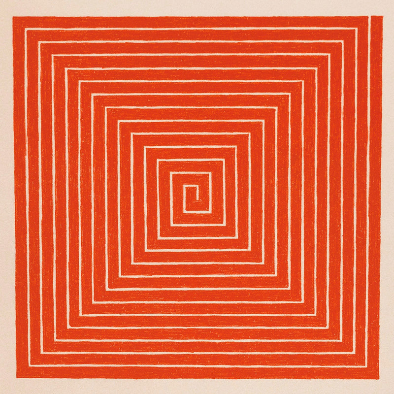 FRANK STELLA "NEW MADRID" LITHOGRAPH, 1971