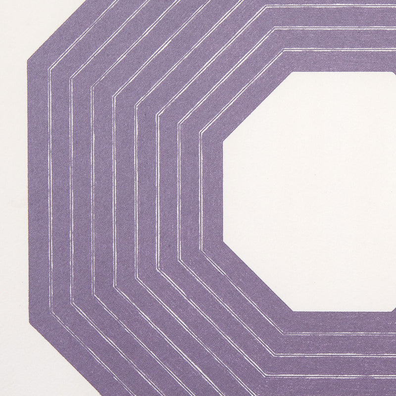 Frank Stella Lithograph Purple Series 1972 Caviar20 
