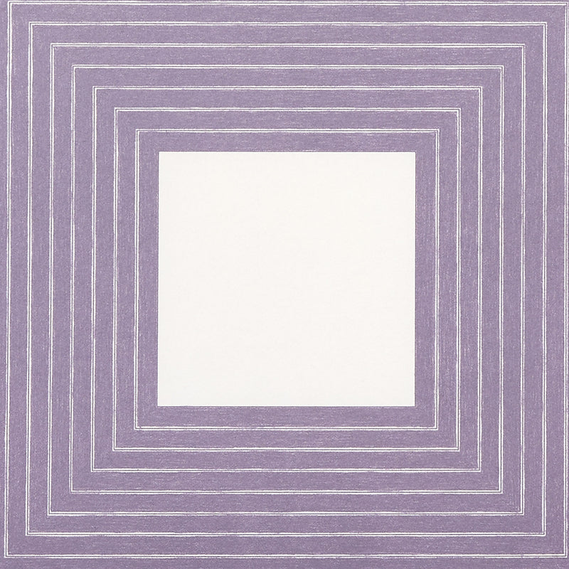 Frank Stella Lithograph Caviar20 Purple Hollins 1972 Purple Series