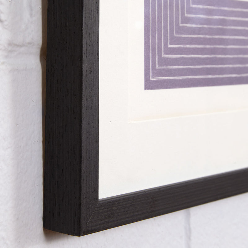 Frank Stella Lithograph Caviar20 Purple Hollins 1972 Purple Series
