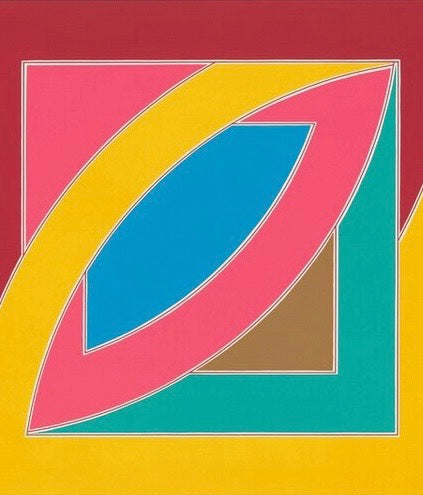 FRANK STELLA "RIVER OF PONDS" 1971