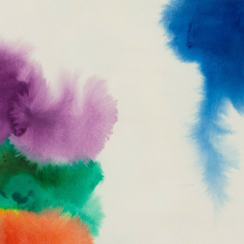 GERSHON ISKOWITZ "RAINBOW" WATERCOLOR, 1977
