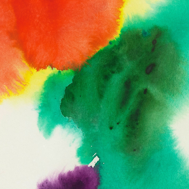 GERSHON ISKOWITZ "RAINBOW" WATERCOLOR, 1977