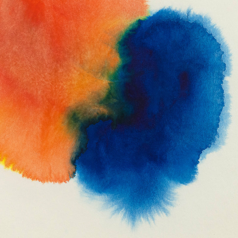 GERSHON ISKOWITZ "RAINBOW" WATERCOLOR, 1977