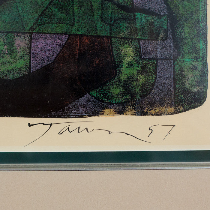 HAROLD TOWN "SINGLE AUTOGRAPHIC PRINT" 1957