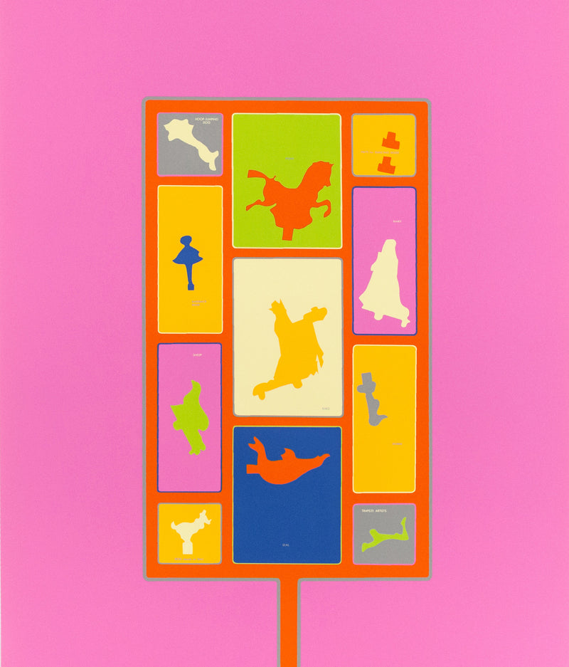 Harold Town Child's Punchout Silkscreen Caviar20 prints