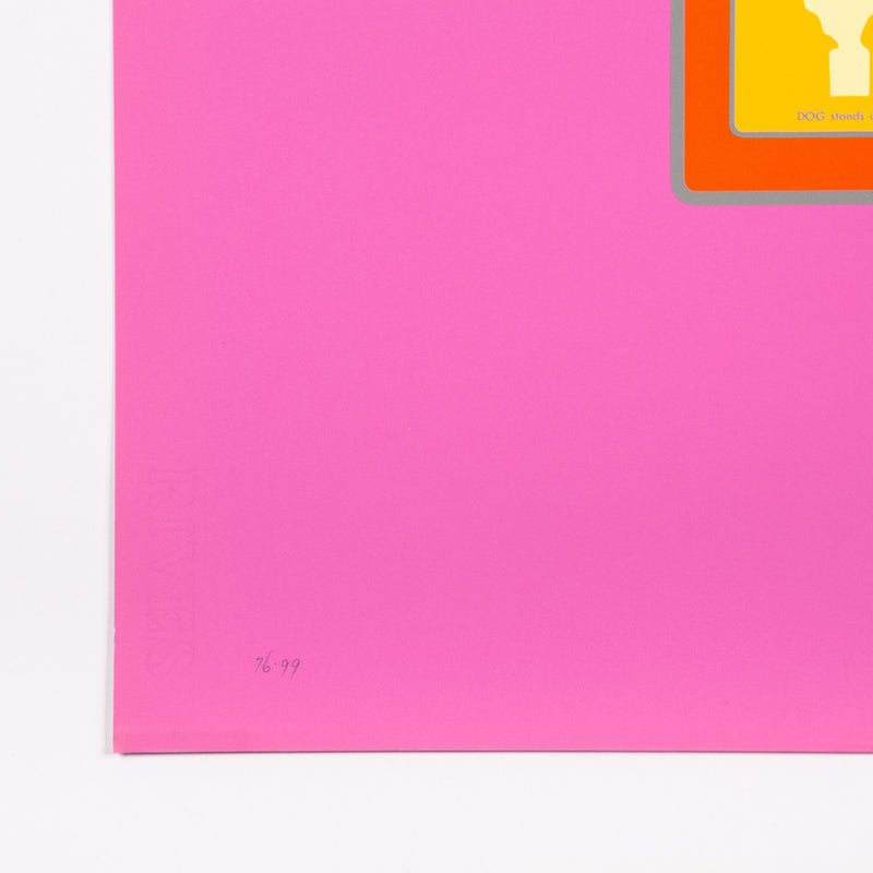 HAROLD TOWN "CHILD'S PUNCHOUT" 1971 SILKSCREEN
