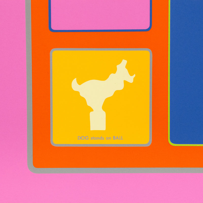 HAROLD TOWN "CHILD'S PUNCHOUT" 1971 SILKSCREEN