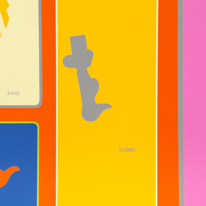 HAROLD TOWN "CHILD'S PUNCHOUT" 1971 SILKSCREEN