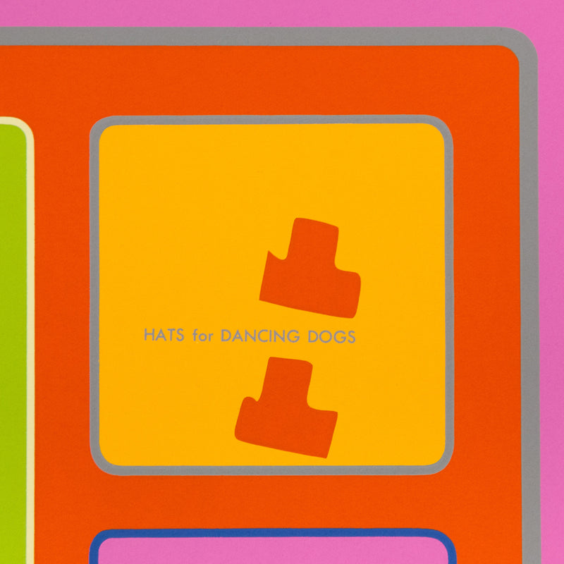 HAROLD TOWN "CHILD'S PUNCHOUT" 1971 SILKSCREEN