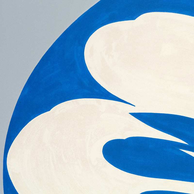 JACK YOUNGERMAN "UKIYO-E BLUE CHALK" SCREENPRINT, 1976