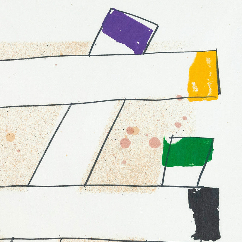 JASPER JOHNS "SKETCH...FROM CASTS" LITHO, 1974