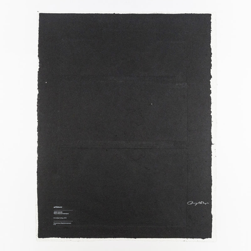Caviar20 Jenny Holzer prints Top Secret 2012