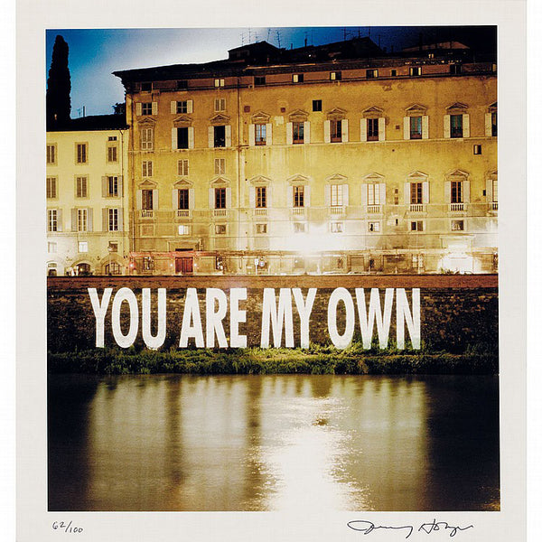 JENNY HOLZER "YOU ARE MY OWN" 1996