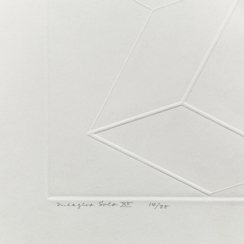 JOSEF ALBERS "INTAGLIO SOLO", 1962