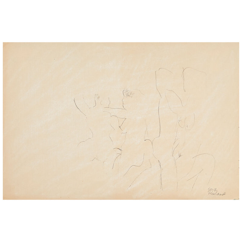 Joyce Wieland, erotic drawing, works on paper, Caviar20