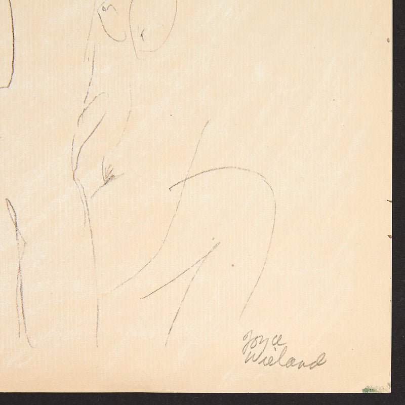 Joyce Wieland, erotic drawing, works on paper, Caviar20