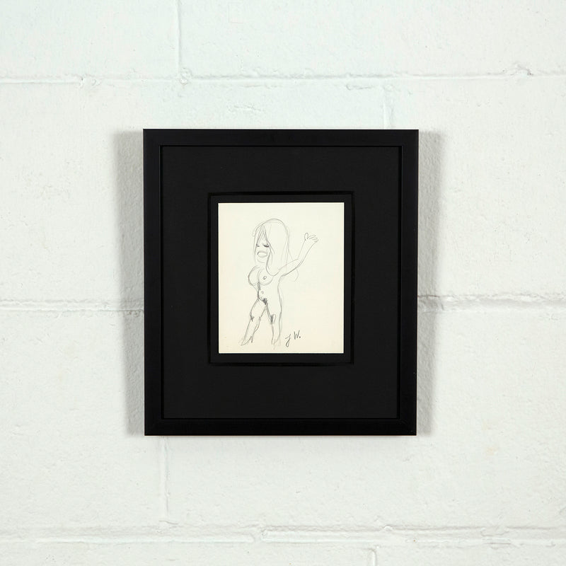 JOYCE WIELAND "MINI PIN-UP" DRAWING