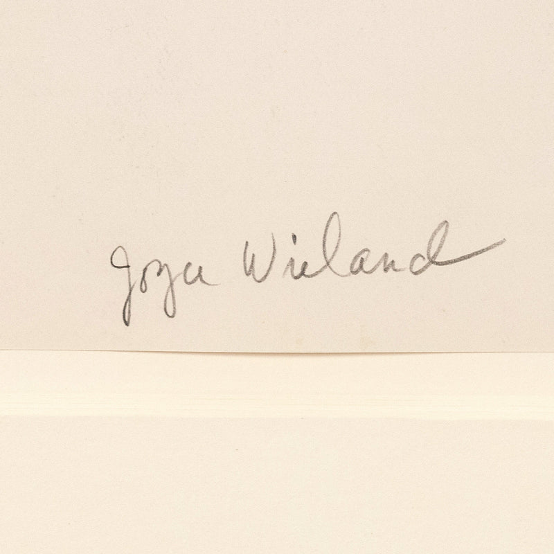 JOYCE WIELAND "FLAG SKETCH" DRAWING