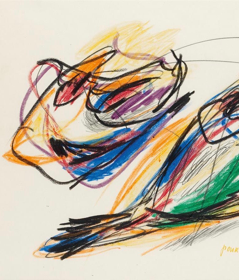 Karel Appel Personnage Caviar20 drawing abstract art