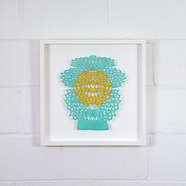 Lizz Aston, Monument (To A Future Self), hand cut paper, 2020, Caviar 20