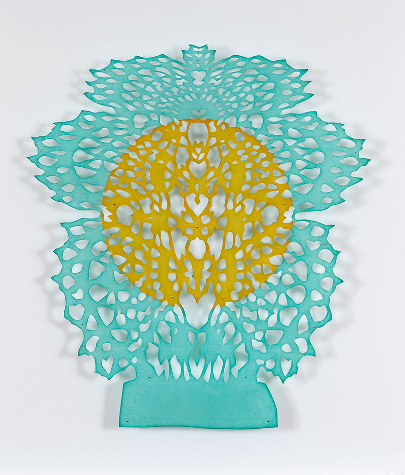 Lizz Aston, Monument (To A Future Self), hand cut paper, 2020, Caviar 20