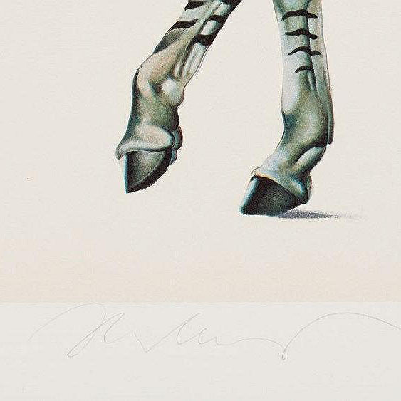MEL RAMOS "ZEBRA" LITHO, 1981