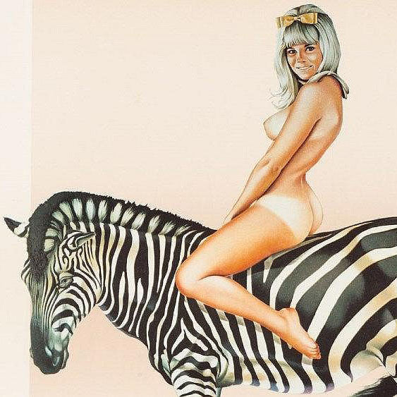 MEL RAMOS "ZEBRA" LITHO, 1981