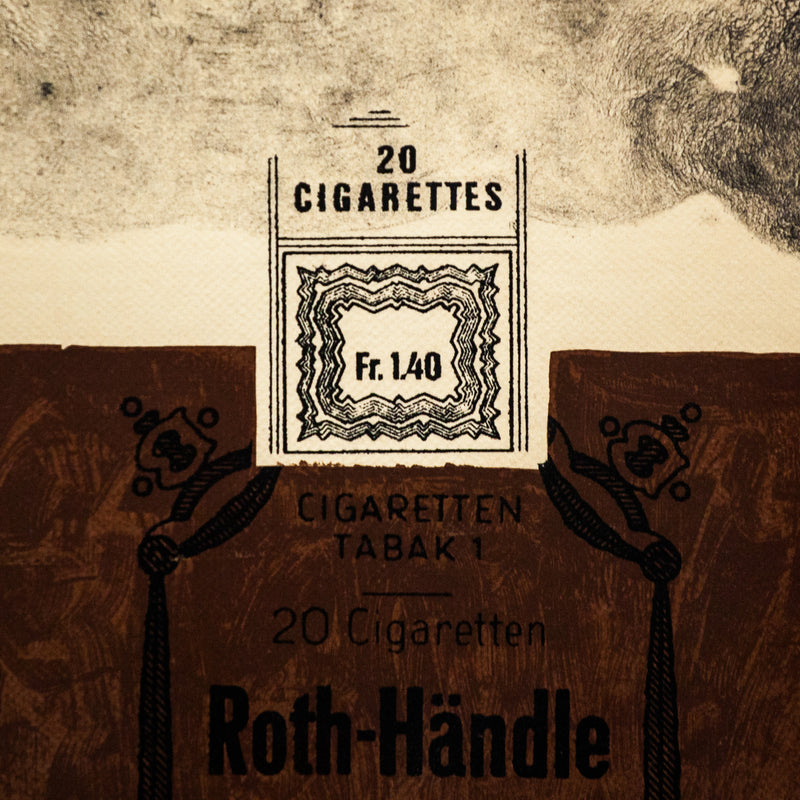 ROBERT MOTHERWELL "TOBACCO ROTH" LITHO, 1975