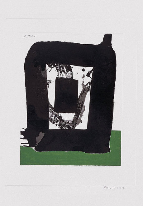 ROBERT MOTHERWELL "BASQUE SUITE" SCREENPRINT, 1971