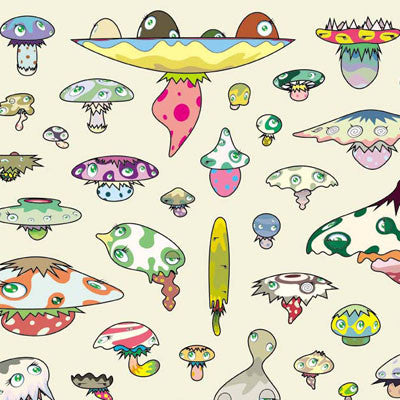 MURAKAMI "CHAMPIGNONS" LITHOGRAPH