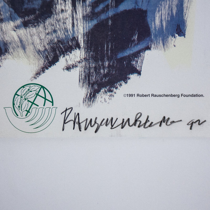 ROBERT RAUSCHENBERG "RIO EARTH SUMMIT" LITHO, 1992