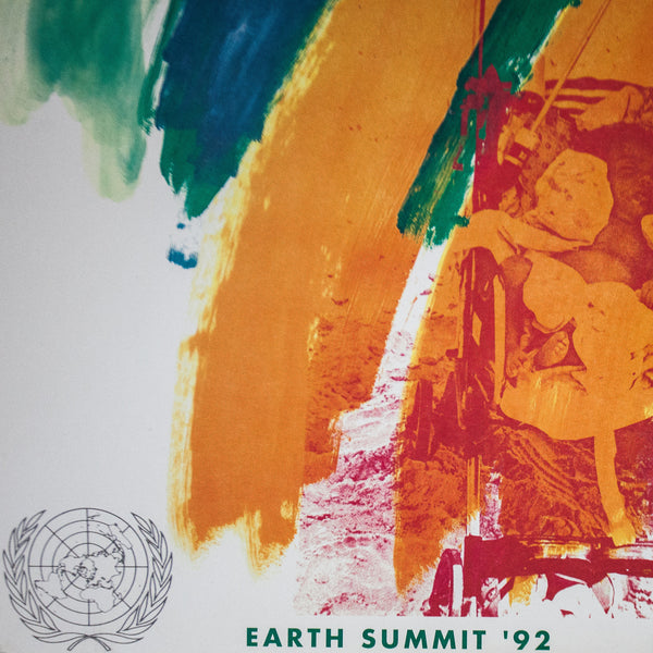 ROBERT RAUSCHENBERG "RIO EARTH SUMMIT" LITHO, 1992
