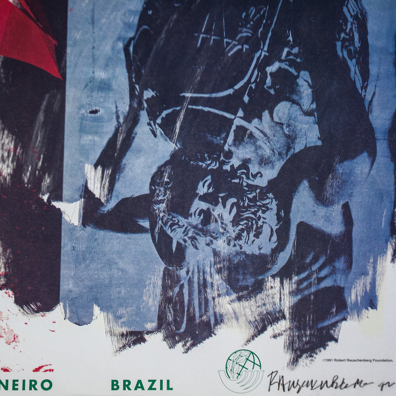 ROBERT RAUSCHENBERG "RIO EARTH SUMMIT" LITHO, 1992
