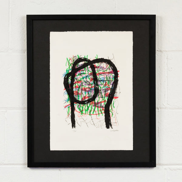RIOPELLE "L'INDIEN" LITHOGRAPH, 1972