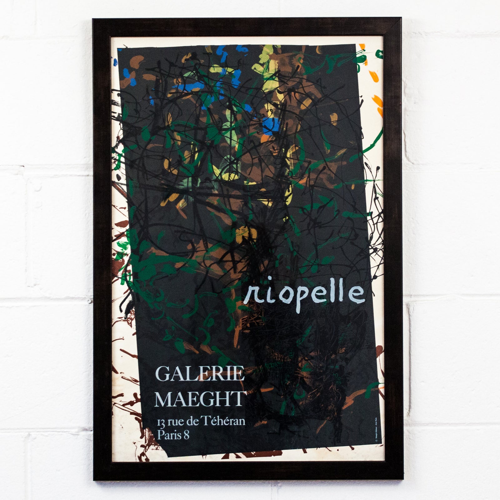 RIOPELLE EXHIBITION POSTER PARIS, 1970 – Caviar20