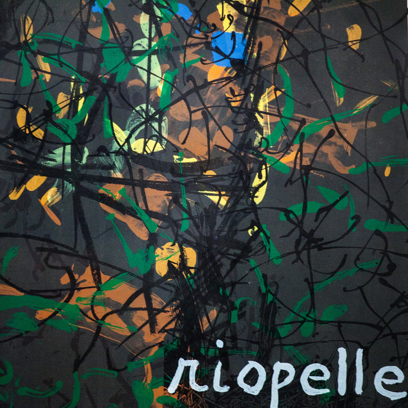 RIOPELLE EXHIBITION POSTER PARIS, 1970