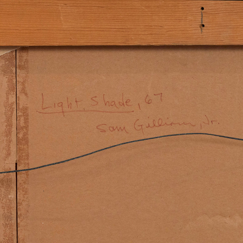 SAM GILLIAM "LIGHT SHADE" 1967