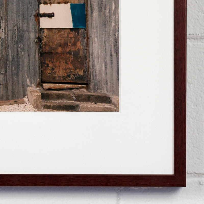 SEAN SCULLY "SHACKS #9" PHOTOGRAPH, 1990