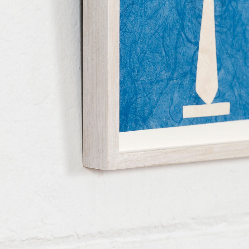 SOREL ETROG "JAPANESE BLUE -TRIAL" INTAGLIO