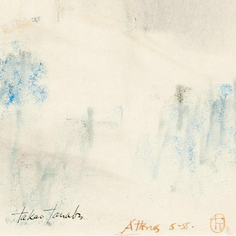 TAKAO TANABE "ATHENS" DRAWING, 1955