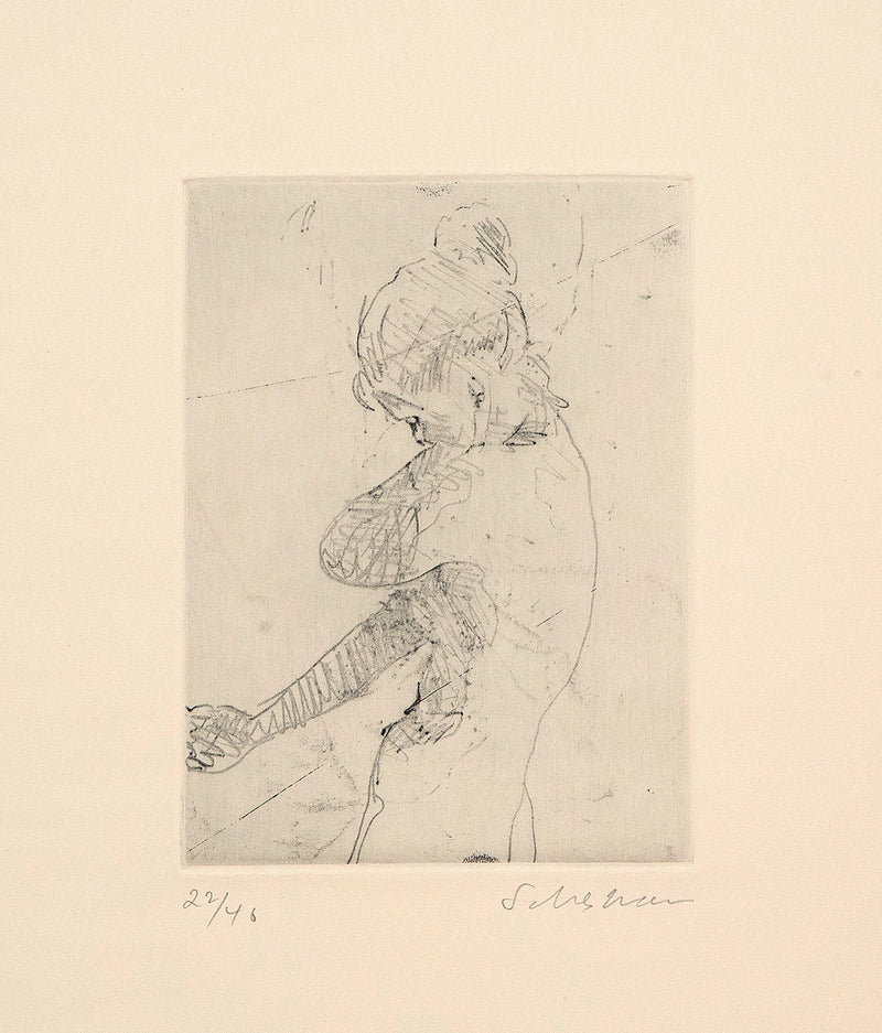 Tony Scherman 1999 etching Lady Macbeth, Caviar20