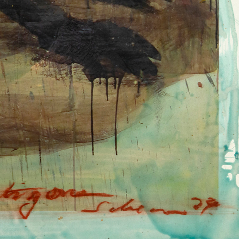 Tony Scherman painting My Mummy Jocasta signature, Caviar20