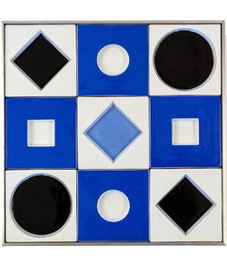 VASARELY "PORCELAIN SQUARE RELIEF" FOR ROSENTHAL